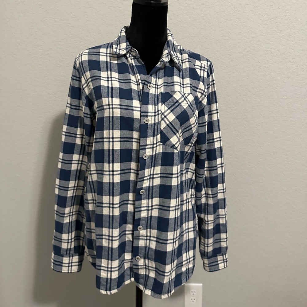 Stio plaid shirt, organic cotton